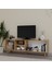 Bohem Serisi Natura Ceviz-Meşe Pvc Hasır Desen Tv Ünitesi 4