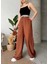 Flamlı Kahve Pantolon 3
