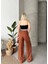 Flamlı Kahve Pantolon 5