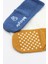 Bistyle Basic Kaymaz Penye Soket Çorap 3'lü BS10107 Indigo Ekru Hardal 3