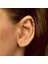 Üç Taşlı Tragus Altın Küpe 1