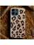 Apple iPhone 13 Pro Max Lüks Taşlı Telefon Kılıfı El Yapımı Leopar Desen 1