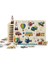 Stili Temizle Bebek Oyuncakları Montessori Ahşap Puzzle El Tutma Tahtası Set Eğitici Ahşap Oyuncak Karikatür Araç Deniz Hayvanı Bulmaca Çocuk Hediye (Yurt Dışından) 2
