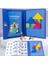 NB1716C1 Stili Ahşap Jigsaw Manyetik Tangram Bulmaca Kitabı Eğitici Oyuncaklar Çocuklar Bebek Çocuk Taşınabilir Montessori Öğrenme Zekası (Yurt Dışından) 2