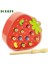 1 Wand 10PCS Worms Style Tobefu Yakala Solucan Oyunu Renk Bilişsel Manyetik Çilek Elma Bebek Ahşap Oyuncaklar 3D Bulmaca Erken Çocukluk Eğitimi Için (Yurt Dışından) 5