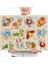 No.25 Tarzı Montessori Ahşap Puzzle El Tutma Tahtaları Oyuncaklar Tangram Bulmaca Bebek Eğitici Oyuncaklar Karikatür Araç Hayvanlar Meyve 3D Bulmacalar (Yurt Dışından) 1