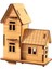Kırmızı Stil Ev Oyuncakları 3D Ahşap Eğitici Oyuncak Montaj Model Ahşap El Sanatları Kiti Ev Dekorasyon Çocuk Oyuncakları (Yurt Dışından) 2