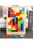 YZ02-2 Stili Yeni Renkli Ahşap 3D Bulmaca Geometrik Şekil Tangram Mozaik Puzzle Çocuklar Ahşap Oyuncak Bebek Montessori Eğitici Oyuncaklar Için E-Ticaret Başlığı (Yurt Dışından) 3