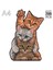 Mao-03-A4 Stili Kedi Desenli Bulmaca Anne-Çocuk Tatil Hediye Eğitici Bulmaca Oyunları Kedi Desenli Bulmaca Ebeveyn-Çocuk Bulmaca Oyuncakla (Yurt Dışından) 1