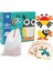 H Tarzı Bebek Ahşap Hayvan 3D Puzzle Oyuncağı Renkli Tangram Çocuklar Montessori Eğitici Sıralama Oyunları Hediye Oyuncaklı Çocuklar Için Etkileşimli Oyuncak (Yurt Dışından) 1