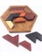 Renkli Altıgen Ahşap Yapboz Tahtası Montessori Oyunu Geometrik Puzzle Oyun Eğitici Zeka Oyuncakları Çocuklar ve Yetişkinler Için (Yurt Dışından) 1