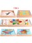 5 In 1 Style Ahşap Çocuk Oyuncakları 3D Bulmaca Hepsi Bir Arada Uçan Satranç, Çok Fonksiyonlu Satranç Ahşap Satranç (Yurt Dışından) 2