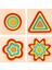 WT151C Stili Ahşap Geometrik Şekil Bulmaca Çocuklar Montessori Oyuncaklar Eğitici Şekil Algısı Çocuklar Jigsaw Puzzle Tahtası Öğrenme Duyusal Oyuncak (Yurt Dışından) 4