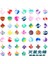 Ln-19 Stili Pop It Push Bubble Basit Dimple Anahtarlık Fidget Oyuncaklar Topu Popits Sıkıştırılabilir Anti Hediye Kutusu Poppit - (Yurt Dışından) 2