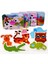 No.5 Tarzı Bebek Büyük Puzzle Çocukluk Eğitici Aydınlatma Eşleştirme Jigsaw Bebek Bulmacalar Montessori Erken Öğrenme Oyuncak (Yurt Dışından) 2