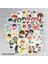 Sarı Stil Çok Tarzlı Çizgi Film Kpop Sticker'ları Pvc Naklejki Su Geçirmez Çekme Çubuk Kutuları Pegatinas Motosikletler Arabalar Graffiti Btssticker (Yurt Dışından) 1
