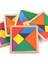Resim Gösterisi Tarzı Olarak Montessori Ahşap Tangram 7 Parça Bulmaca Oyunu Renkli Kare Iq Oyun Zeka Sorusu Eğitici Oyuncaklar - Çocuklar Için (Yurt Dışından) 3