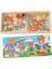 Dört Ayı Stili Çocuklar Ahşap Oyuncak Ahşap Puzzle Set Bebek Eğitici Oyuncaklar Ayı Kıyafet Değiştirme Bulmacalar Sıcak Satış (Yurt Dışından) 1