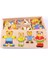 Dört Ayı Stili Çocuklar Ahşap Oyuncak Ahşap Puzzle Set Bebek Eğitici Oyuncaklar Ayı Kıyafet Değiştirme Bulmacalar Sıcak Satış (Yurt Dışından) 2