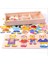 Dört Ayı Stili Çocuklar Ahşap Oyuncak Ahşap Puzzle Set Bebek Eğitici Oyuncaklar Ayı Kıyafet Değiştirme Bulmacalar Sıcak Satış (Yurt Dışından) 4