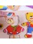 Dört Ayı Stili Çocuklar Ahşap Oyuncak Ahşap Puzzle Set Bebek Eğitici Oyuncaklar Ayı Kıyafet Değiştirme Bulmacalar Sıcak Satış (Yurt Dışından) 5