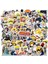 E 50PCS ve F 50PCS Tarzı Japon Anime Naruto Sticker Paketi Graffiti Valiz Laptop Araba Su Geçirmez Çıkartmalar Çocuk Oyuncak Hediye (Yurt Dışından) 2