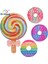 N16-240388 Stili Yeni Popet Fidget Oyuncaklar Sevimli Donut Lolipop Anti- Oyuncaklar Çocuklar Yetişkinler Için Duyusal Fidget Oyuncak Seti Itme Pop (Yurt Dışından) 3