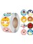 Turuncu Tarzı Çocuklar Için Hayvan Ödül Stickerları Rulo - Okul Öğretmen Malzemeleri Için Sevimli Stickerlar (Yurt Dışından) 1