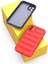 Apple iPhone 11 Ile Uyumlu Kılıf Tpu Oyuklu Arka Yüzey Z-Etnik Esnek Silikon Kapak Apple iPhone 11 Için O-Tto Prime Silikon Kılıf Lacivert 4