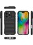 Apple iPhone 16 Pro Max Ile Uyumlu Kılıf Tpu Oyuklu Arka Yüzey Z-Etnik Esnek Silikon Kapak Apple iPhone 16 Pro Max Için O-Tto Prime Silikon Kılıf Siyah 3