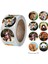 1 Rulo D Stili Çocuklar Için Rulo Çizgi Film Hayvan Sticker Ödül Kaykay Hayvanat Bahçesi Sticker Oyuncakları Laptop Stickerları Araba Telefon Bloknot Üzerine (Yurt Dışından) 2