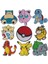 Pkq-23 Tarzı Pokemon Kumaş Yama Pikachu Kıyafet Etiketleri Dikiş Nakış Yamalar Aplike Ütü Giysileri Çizgi Film Kendin Yap Giyim Dekorasyon (Yurt Dışından) 2