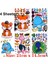 Gri Stil Çocuklar Için Kendin Yap Sticker Bulmaca Oyunları Yüz Yapma Prenses Hayvan Dinozor Montaj Puzzle Çocuk Tanıma Eğitim Oyuncakları (Yurt Dışından) 2