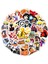 50 Adet F Tarzı Japon Anime Naruto Sticker Paketi Graffiti Valiz Laptop Araba Su Geçirmez Çıkartmalar Çocuk Oyuncak Hediye (Yurt Dışından) 1