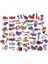 J Tarzı Ülkeler Haritası Seyahat Stickerı Dıy Scrapbooking Bavul Laptop Araba Motosiklet Milli Bayrak Stickerları Çocuklar Için Oyuncaklar (Yurt Dışından) 2