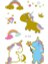 No.73 Tarzı Çocuklar Için Çizgi Film Unicorn Geçici Dövme Sticker Yüz Çocuk Vücut Sahte Dövme Vücut Makyajı Su Geçirmez Yüz Etiketleri (Yurt Dışından) 1