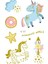 No.71 Stili Çocuklar Için Çizgi Film Unicorn Geçici Dövme Sticker Yüz Çocuk Vücut Sahte Dövme Vücut Makyajı Su Geçirmez Yüz Etiketleri (Yurt Dışından) 1