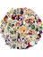 Y106-50 Adet Tarzı Çeşitli Anime Sticker'lar: Demon Slayer, Naruto, Attack On Titan, Dragon Ball, Rited Away Sticker'lar, Sevimli Sticker Paketi (Yurt Dışından) 1