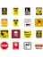 Laptop Motosiklet Bisiklet Bagaj Gitar Ev Dekorasyonu Için Tehlike Yasak Hatırlatma Komik Stickerlar (Yurt Dışından) 2