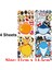 Sarı Stil Çocuklar Için Kendin Yap Sticker Bulmaca Oyunları Yüz Yapma Prenses Hayvan Dinozor Montaj Puzzle Çocuk Tanıma Eğitim Oyuncakları (Yurt Dışından) 1