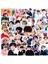 Altın Tarzı Bangtan Boys Stickerları Kpop Yıldızları Stickerları Idoller Sevimli Fotoğraflar Oyuncaklar Kaykay Bavul Laptop Telefon Stickerları Için - Türkçe (Yurt Dışından) 2