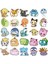 Altın Tarzı Sevimli Pokemon Çıkartmaları Çocuk Hediyesi Için Su Geçirmez Laptop Valiz Stickerları Kawaii - Pokemon Karikatürü (Yurt Dışından) 5