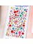 1 Sayfalık Yuvarlak Stil 4 Levha 3D Taş Yapışkanlı Mücevher Çocuklar Çocuklar Dıy Sanat El Sanatları Parlak Düz Geri Taş Kristal Sticker Kızlar (Yurt Dışından) 4