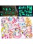 30 Adet Buzzwords Stili Parlayan Karanlıkta Unicorn Stickerlar Luminous Noel Sevimli Hayvan Sticker Laptop Şişe Bagaj Çocuk Oyuncak Hediye Parti Malzemeleri (Yurt Dışından) 2