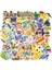 Pokemon 50 Adet E Tarzı Pikachu Sticker Laptop Valiz Kaykay Gitar Telefon Çocuk Hediye Oyuncakları Kawaii Pokemon Anime Sticker (Yurt Dışından) 5