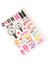 C Stili Bangtan Boy Sevimli Anime Karakter Kpop Yıldızları Stickerlar Idoller Filigran Mini Dövme Fotoğraflar Doğum Günü Hediye Oyuncakları (Yurt Dışından) 4