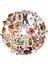 65 Adet Sevimli Kedi Stili Sevimli Hayvan Evcil Köpek Etiketleri Çizgi Kaniş Altın Retriever Köpek Çocuk Oyuncakları Laptop Araba Suya Dayanıklı Bisiklet Sticker Decal (Yurt Dışından) 3