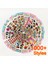 Çiçek Stili 12 Sayfa Paket 3D Çizgi Film Stickerları Defter Yapışkanı Su Geçirmez Balon Pvc Kendin Yap Oyuncaklar Sevimli Prenses Araba Kız Erkek Çocuklar Hediye (Yurt Dışından) 2
