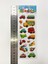 Çiçek Stili 12 Sayfa Paket 3D Çizgi Film Stickerları Defter Yapışkanı Su Geçirmez Balon Pvc Kendin Yap Oyuncaklar Sevimli Prenses Araba Kız Erkek Çocuklar Hediye (Yurt Dışından) 4