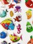 Çiçek Stili 12 Sayfa Paket 3D Çizgi Film Stickerları Defter Yapışkanı Su Geçirmez Balon Pvc Kendin Yap Oyuncaklar Sevimli Prenses Araba Kız Erkek Çocuklar Hediye (Yurt Dışından) 5
